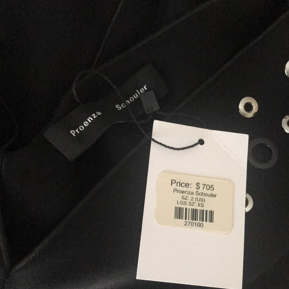 Proenza Schouler Black Crepe Dress - Picture 3 of 9